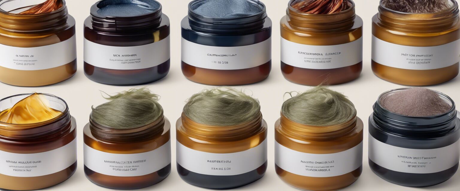 Hypoallergenic hair masks
