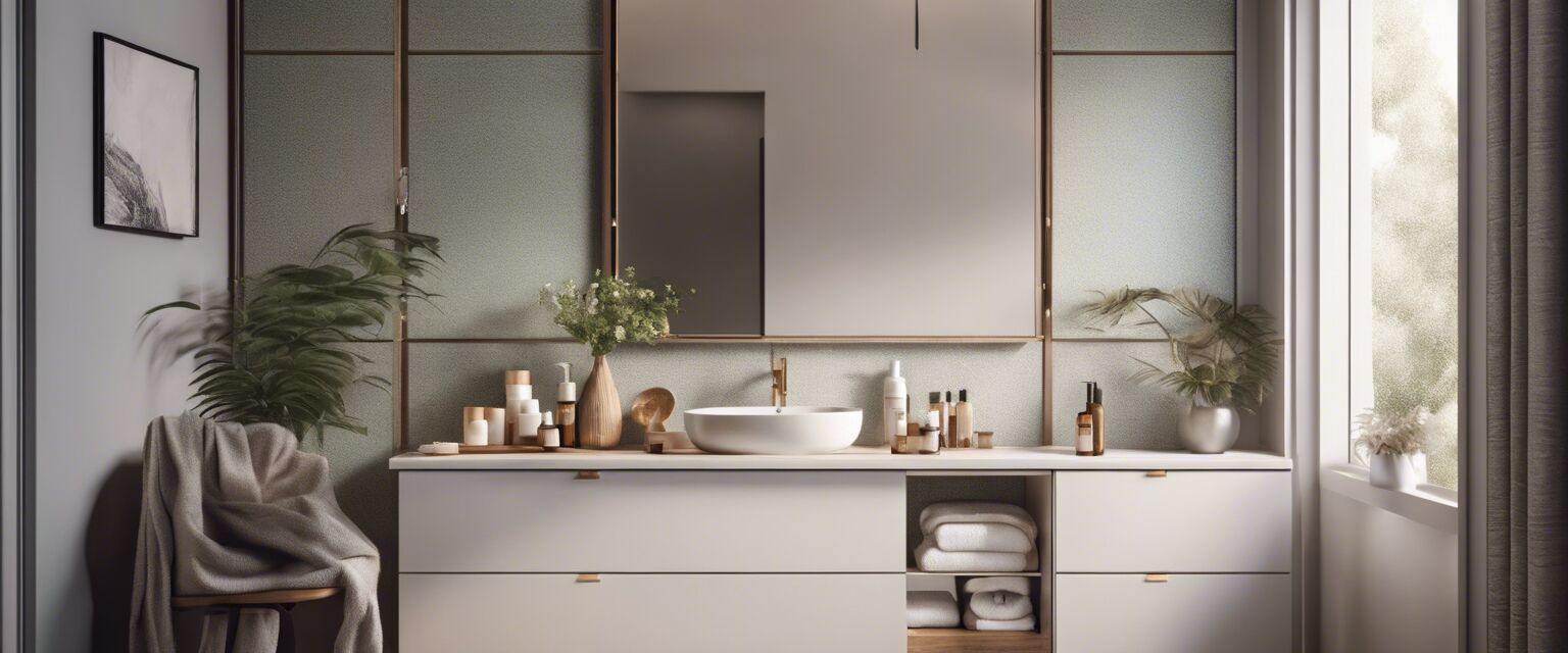 Relaxing skincare routine